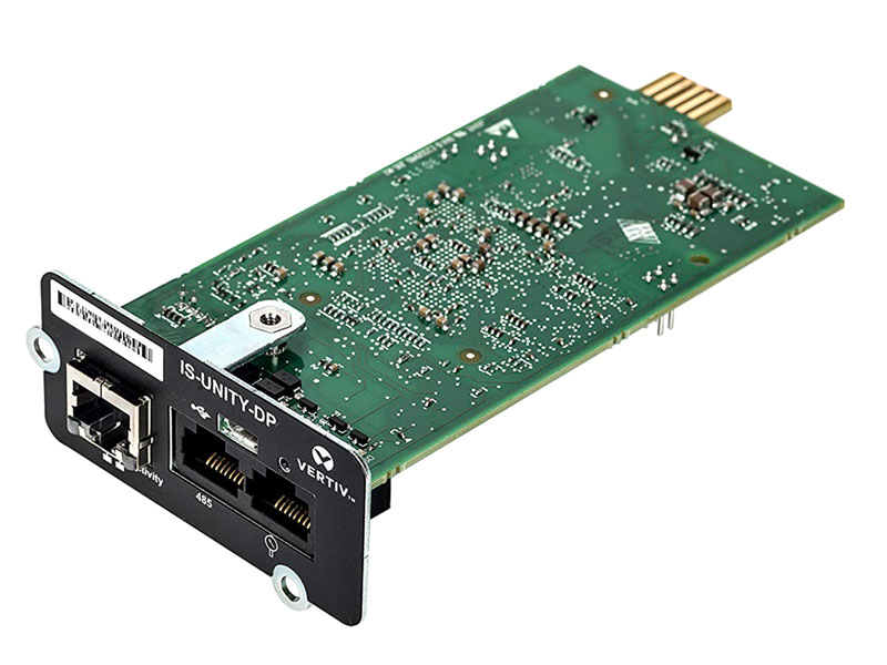 Data Center Systems, Inc Vertiv™ Liebert® IntelliSlot™ Unity Communications Card Data Center Systems, Inc Vertiv™ Liebert® IntelliSlot™ Unity Communications Card
