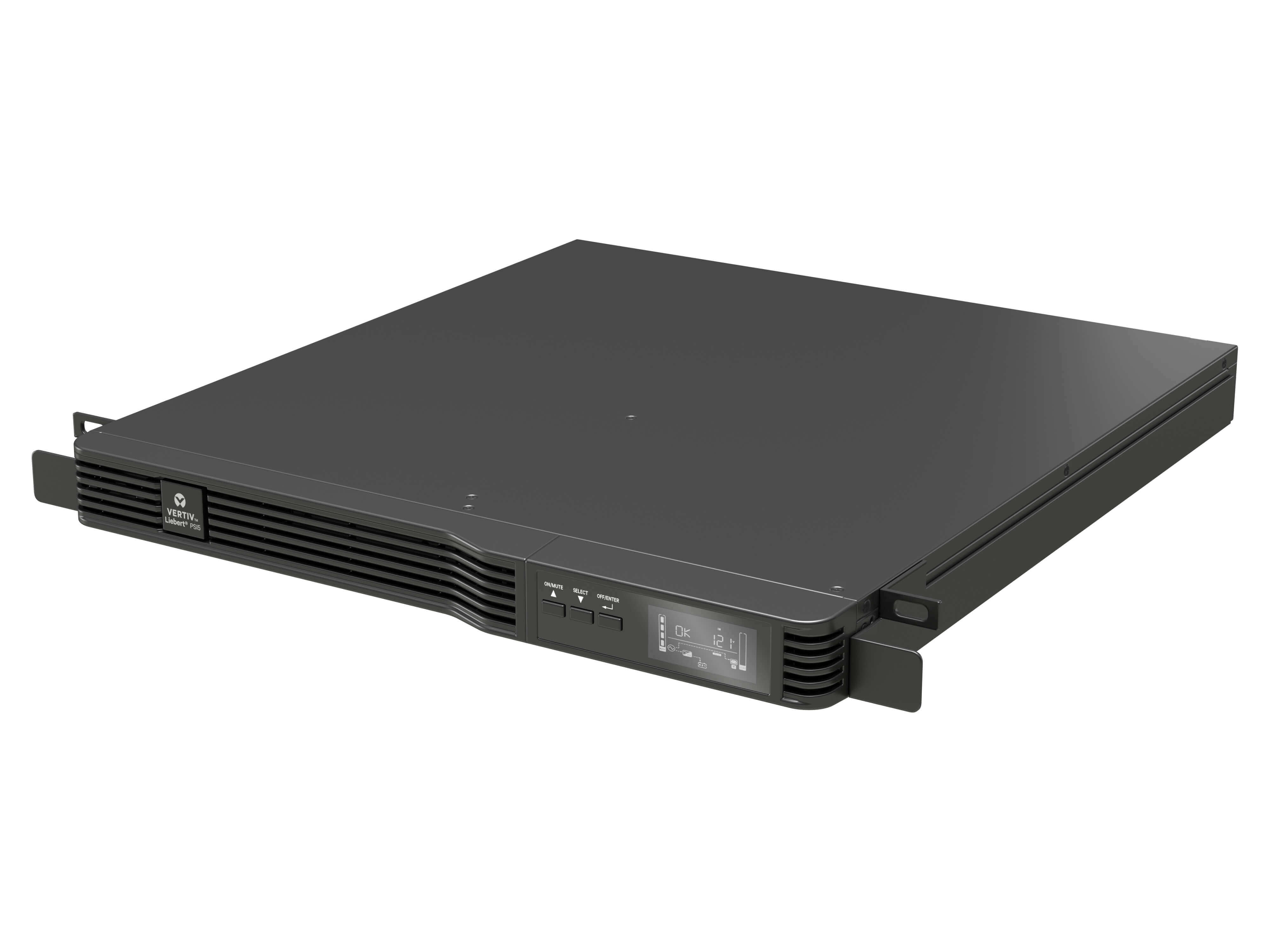 Data Center Systems, Inc Vertiv Liebert PSI5 UPS, 1000-1500VA 1U Line Interactive AVR Rack Mount